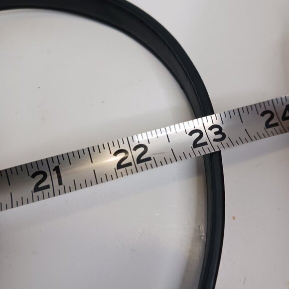 Calvin Klein Bucket Bag Black Initial Canvas Gabrianna Cross Body Faux Leather - Picture 11 of 12